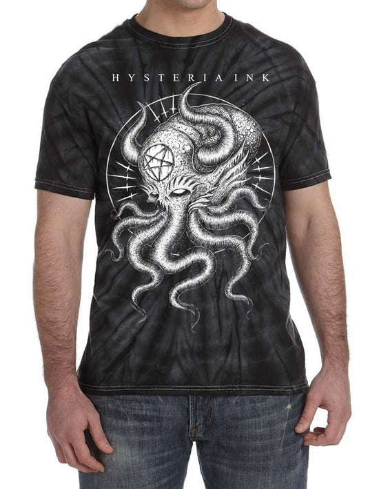 T-shirt unisexe Hysteria Ink Tye Die Cthulhu Ink