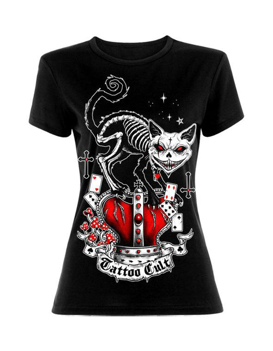 T-shirt femme Tattoo Cult Killer Cat Cult