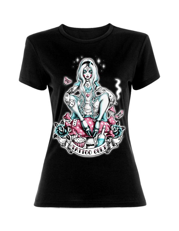 T-shirt femme Tattoo Cult Dark Alice Cult