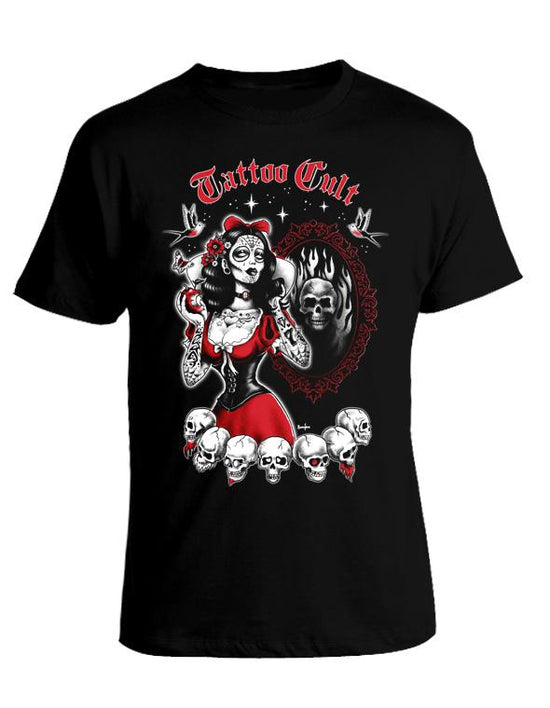 T-shirt unisexe Tattoo Cult Snow White Cult red