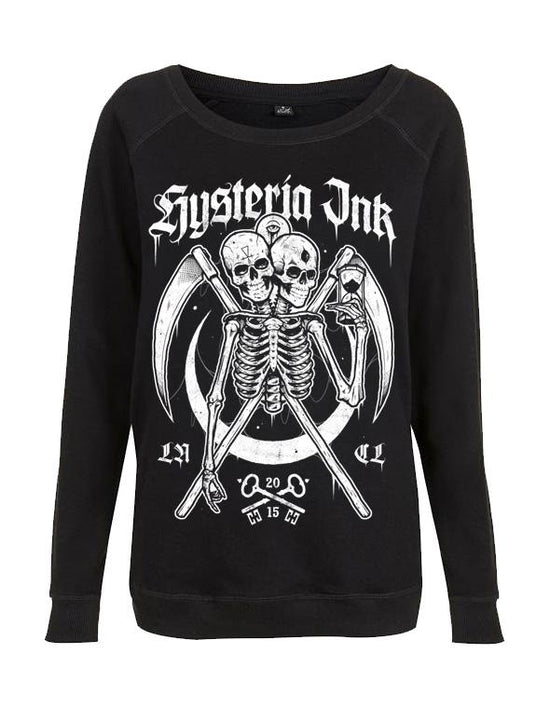 Sweat femme Hysteria Ink Emblema Skeleton Ink