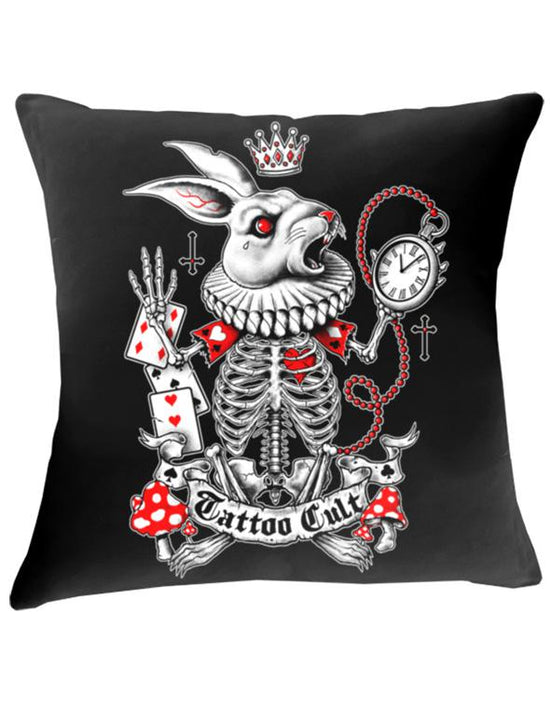 Housse de coussin 43x43cm Tattoo Cult The Rabbit Cult