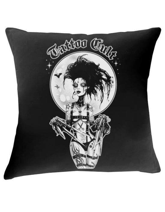 Housse de coussin 43x43 Tattoo Cult ScissorCult