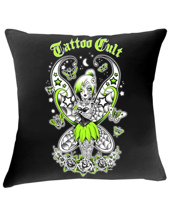 Housse de coussin 43x43 Tattoo Cult Clochette Cult