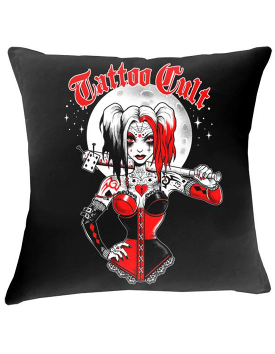 Housse de coussin 43x43cm Tattoo Cult Harley Cult