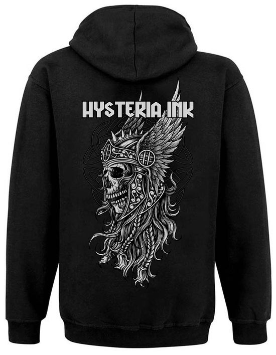 Sweat Zip Unisexe Hysteria Ink  Helmet Viking Ink