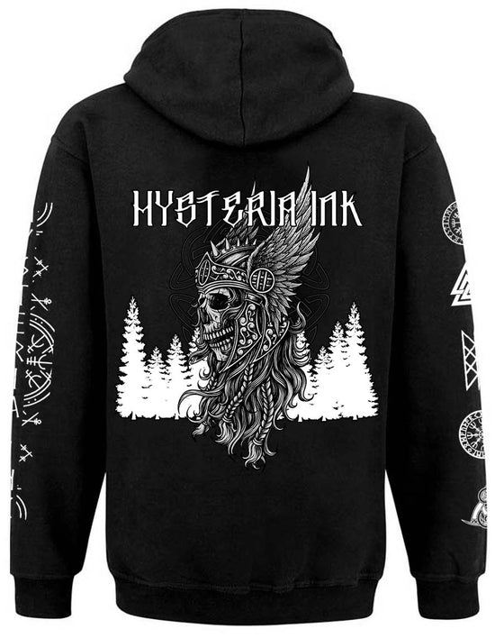 Sweat Zip Unisexe Hysteria Ink helmet viking ink Nordic