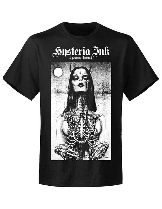 T-shirt unisexe Hysteria Ink  X Screaming Demons Hanging Ink