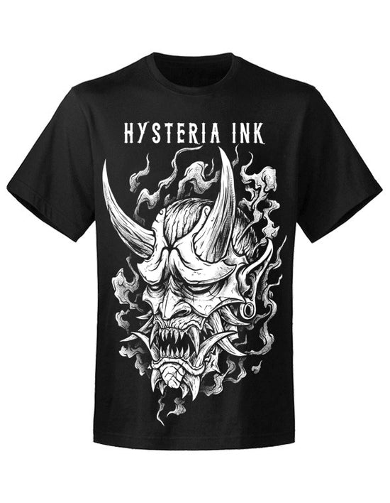 T-shirt unisex Hysteria Ink Oni Mask Ink