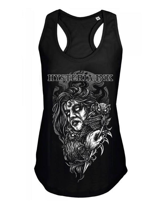 Debardeur femme Justin Hysteria Ink  Women Owl Ink