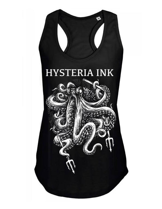 Debardeur femme Justin Hysteria Ink  kraken Ink