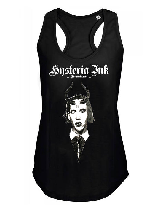 Debardeur femme Justin Hysteria Ink  X Marylin Ink