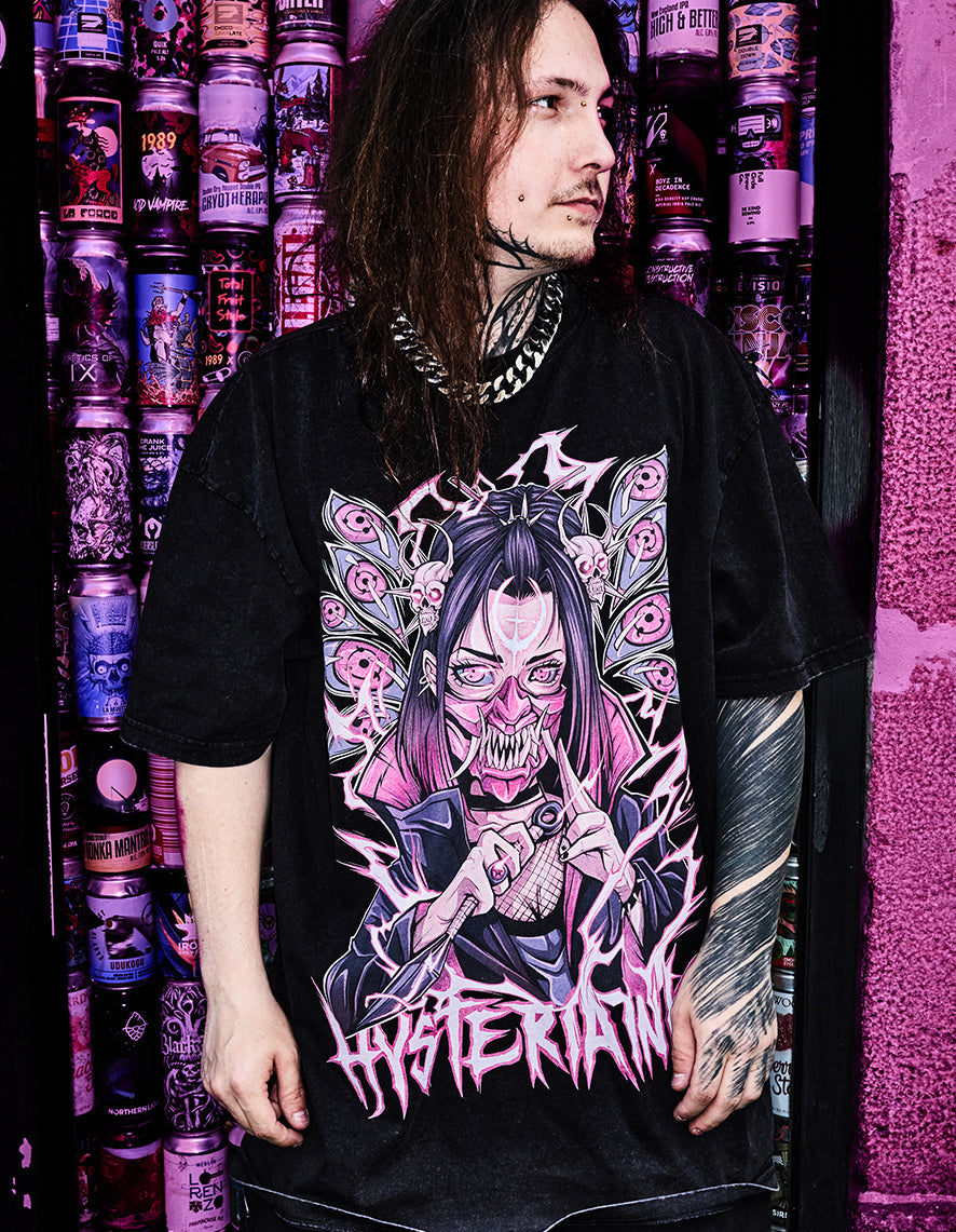 T-shirt unisexe Hysteria Ink Maya Oni Ink