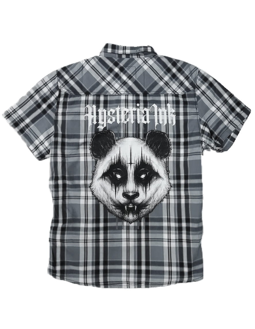 Chemise homme Manches Courtes Hysteria Ink  Panda Ink