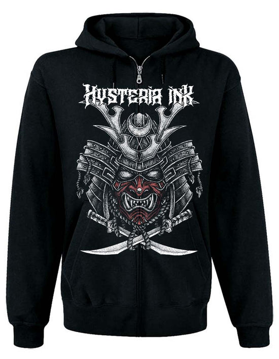 Sweat Zip Unisexe Hysteria Ink  Impression Avant Dark Samruai Ink