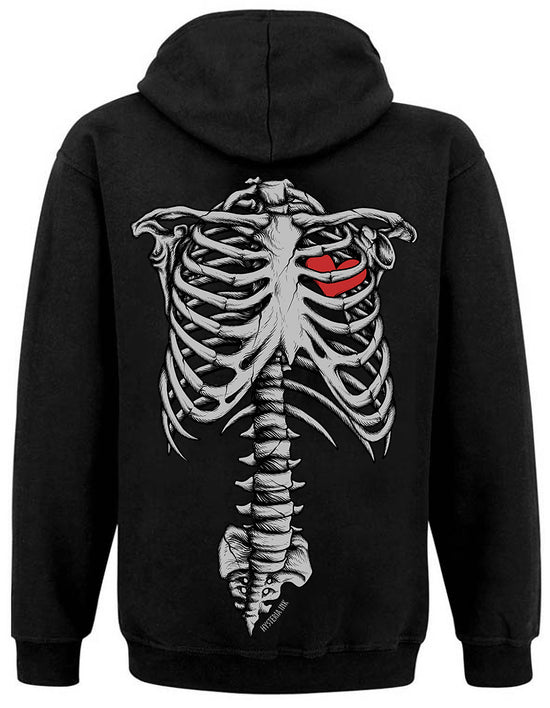 Sweat Zip Unisexe Hysteria Ink Skeleton Ink