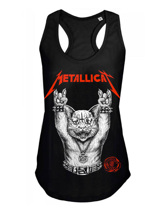 Debardeur femme Justin Hysteria Ink Metallicat