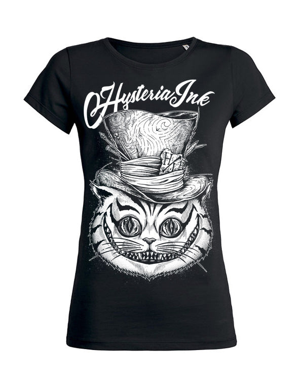 T-shirt femme Hysteria Ink Wants Cat Hat ink