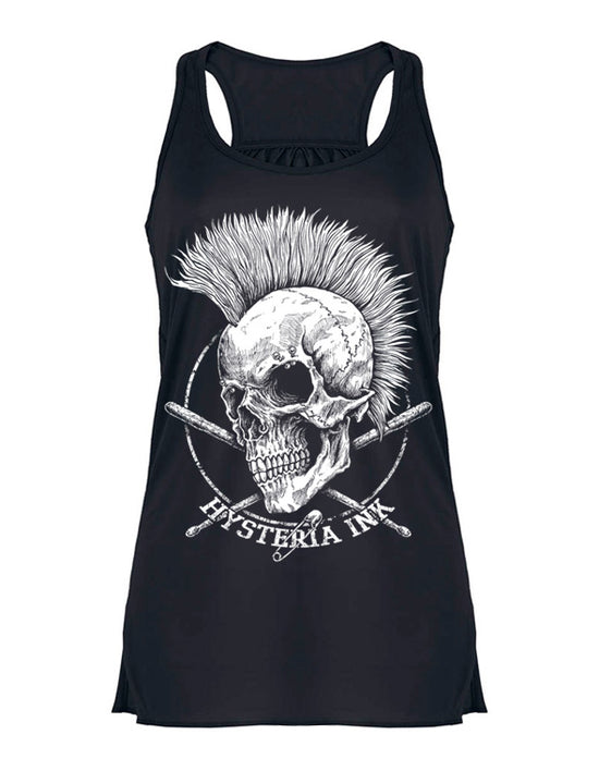 Debardeur femme Hysteria Ink Whistles Skull Drum Ink