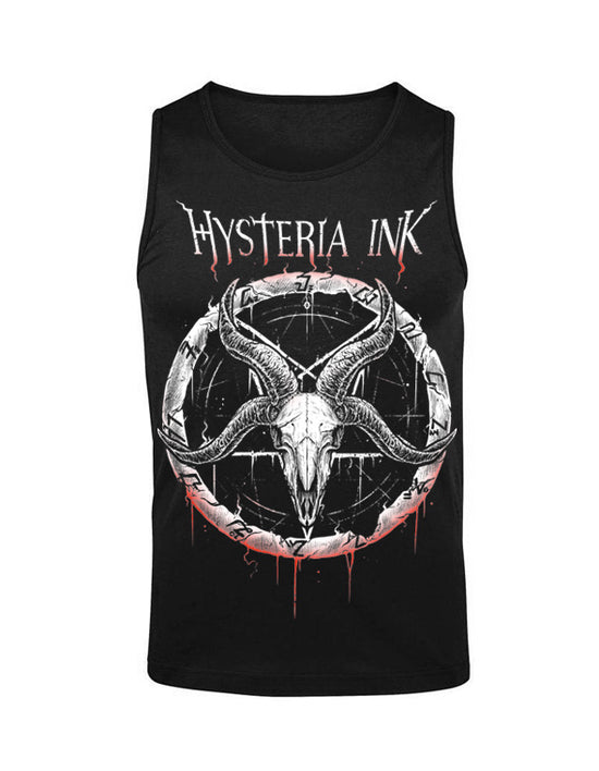 Debardeur homme Hysteria Ink Pentagram Ink Red