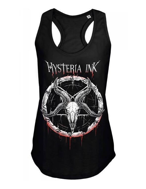 Debardeur femme justine Hysteria Ink Pentagram Ink Red
