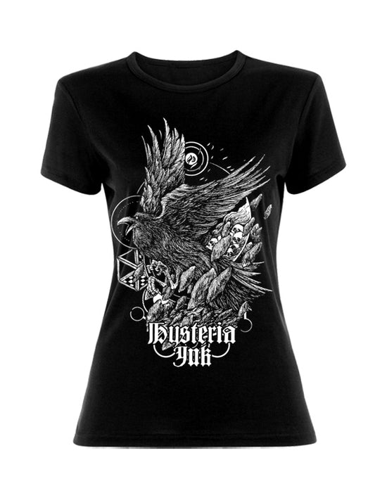 T-shirt femme Hysteria Ink Corbeau Ink