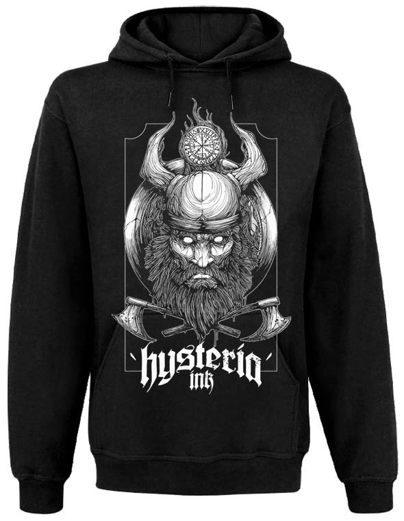 Sweat Capuche Unisex Hysteria Ink Viking 02 Ink
