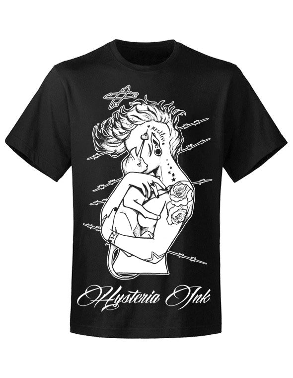 T-shirt unisexe Hysteria Ink Reckless Ink