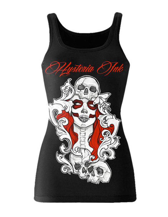 Debardeur femme Hysteria Ink Basic La Muerte