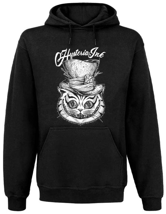 Sweat Capuche Unisexe Poche Kangourou Hysteria Ink Cat Hat Ink