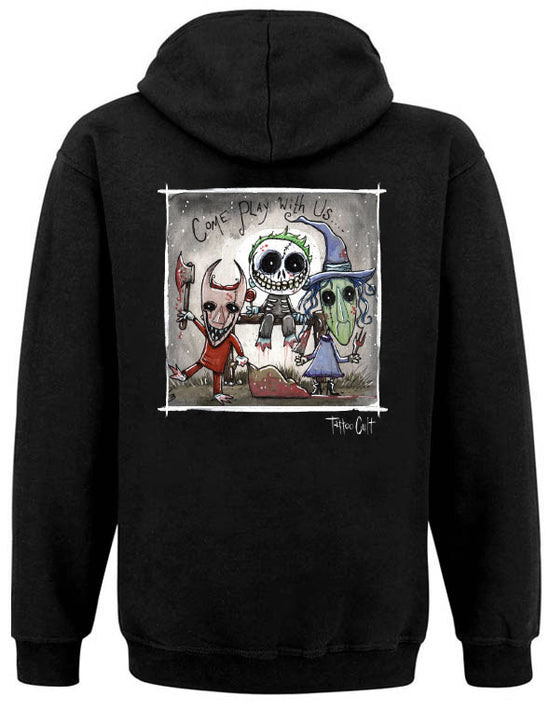 Unisex-Sweatshirt mit Reißverschluss Tattoo Cult Monsters Cult