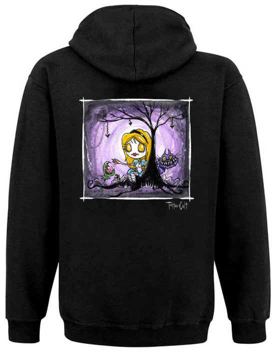 Tattoo Cult Alice Ink Unisex-Sweatshirt mit Reißverschluss