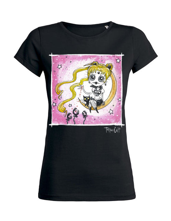 T-shirt femme Wants Tattoo Cult Luna Cult