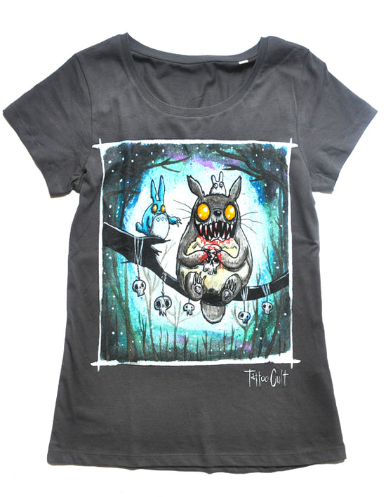 T-shirt femme  Tattoo Cult Wants Toto Zombie Cult Gris