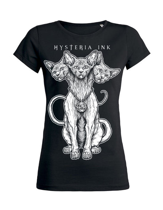 T-shirt femme  Hysteria Ink Wants Sphynx 3 Eyes Ink