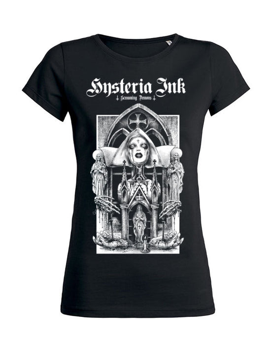 T-shirt femme Wants Hysteria Ink X Screaming Demons The Temple InK