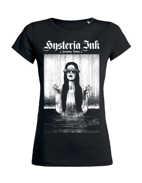 T-shirt femme Wants Hysteria Ink X Screaming Demons Darkness Ink