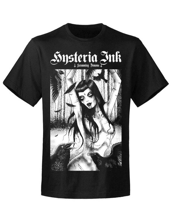 T-shirt unisexe Hysteria Ink X Screaming Demons The Beauty Ink