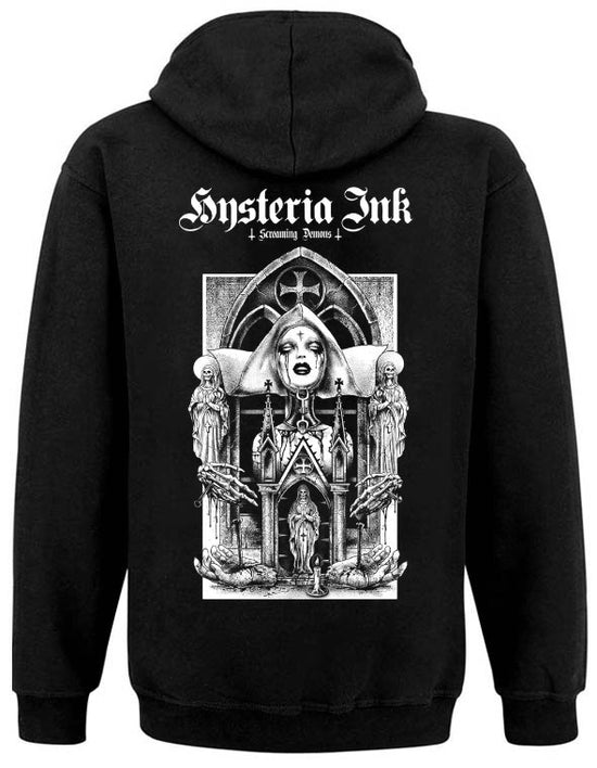 Sweat Zip Unisexe Hysteria Ink X Screaming Demons The Temple InK