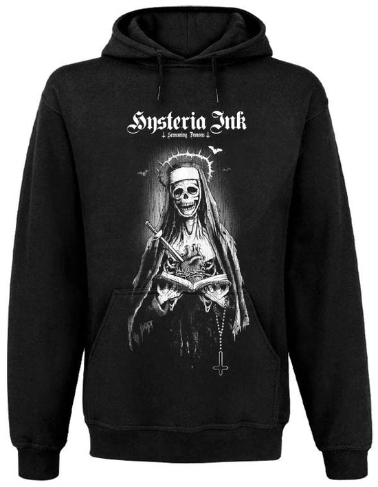 Sweat Unisexe Hysteria Ink X Screaming Demons Skull Nun Ink