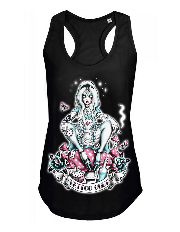 Debardeur femme Justin Tattoo Cult Dark Alice