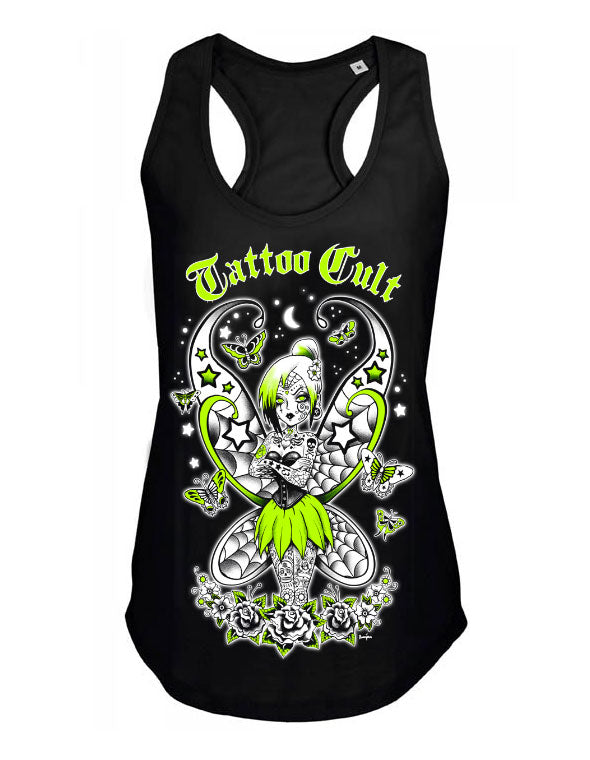 Debardeur femme Justin Tattoo Cult Clochette Cult