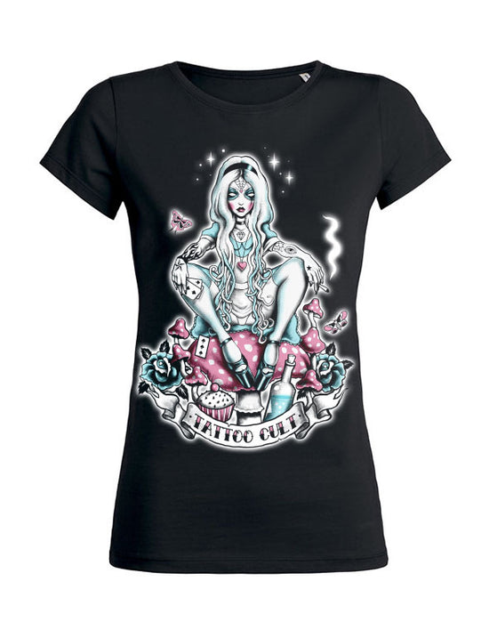 T-shirt femme Wants Tattoo Cult Dark Alice