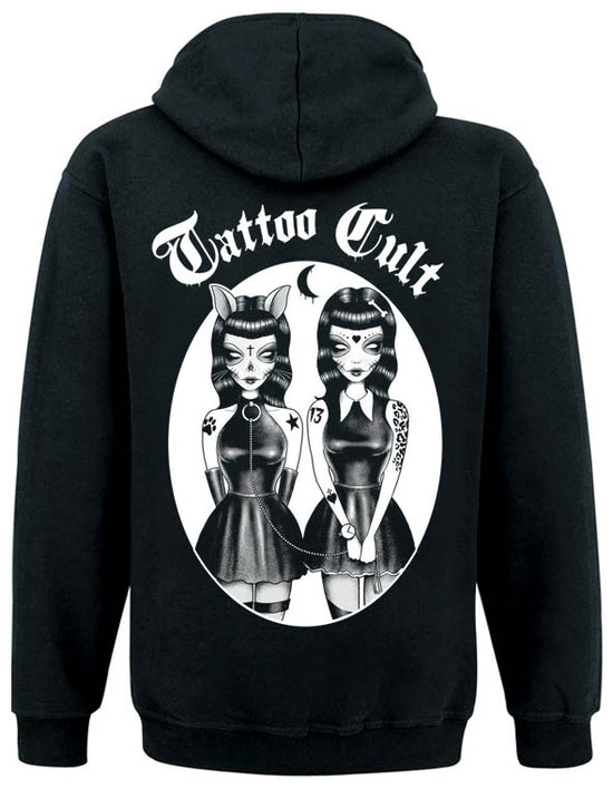 Sweat Zip Unisex N51Z Tattoo Cult Miss Kittie Cult