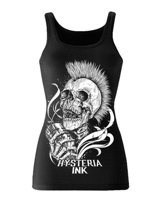 Debardeur femme Hysteria Ink Skull Sing Ink