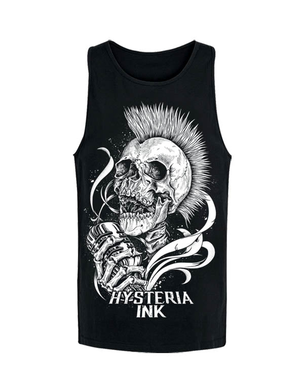 Debardeur homme Hysteria Ink Skull Sing Ink