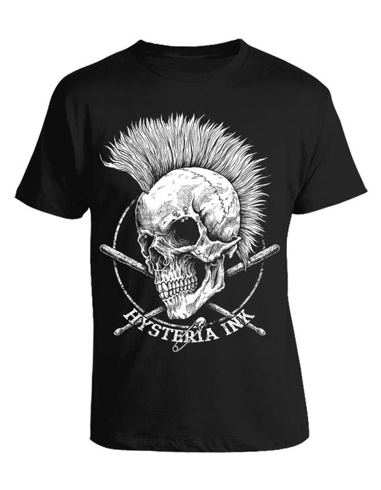 T-shirt unisexe Hysteria Ink Skull Drum Ink