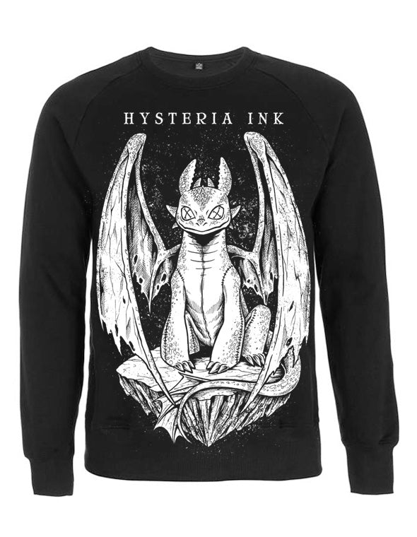 Sweat Col Rond Unisex Hysteria Ink Dragon Ink