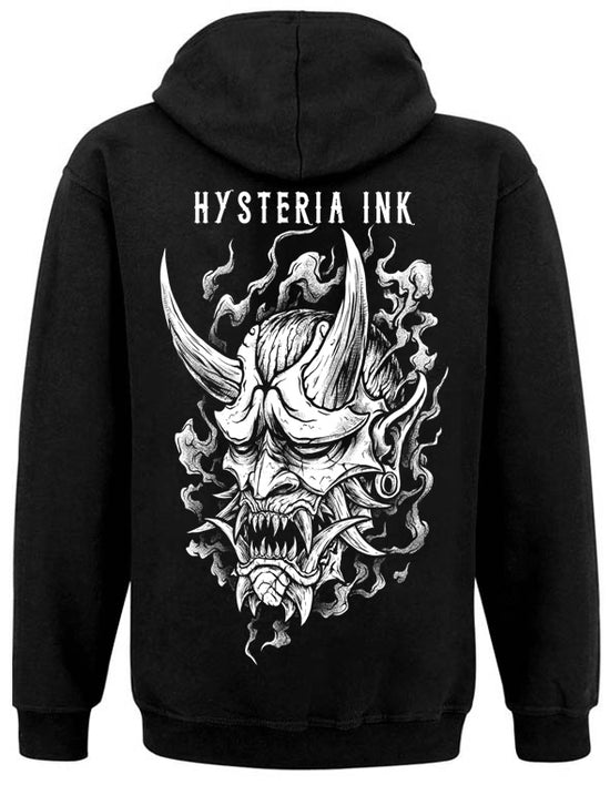 Sweat Zip Unisexe Hysteria Ink Oni Mask Ink