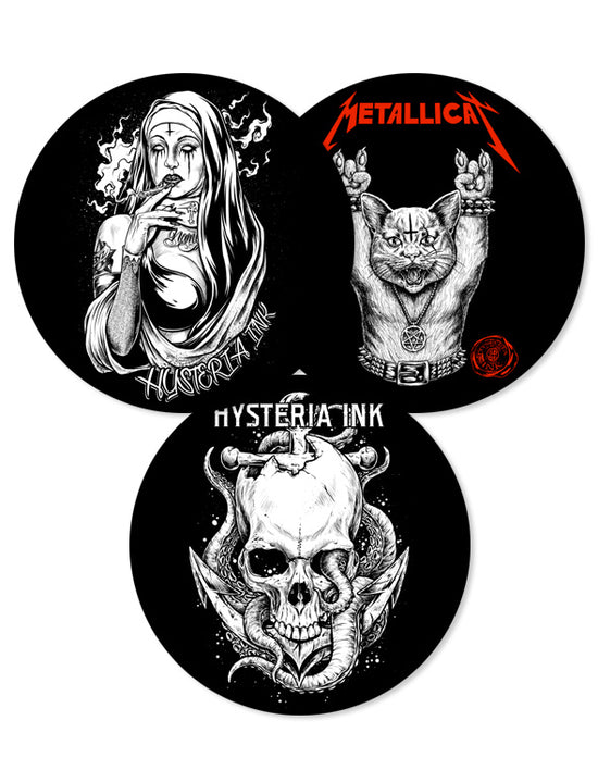 Stickers Lot De 3 Hysteria Ink 01